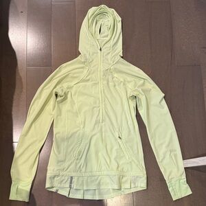lululemon athletica Light Green Hooded Jacket